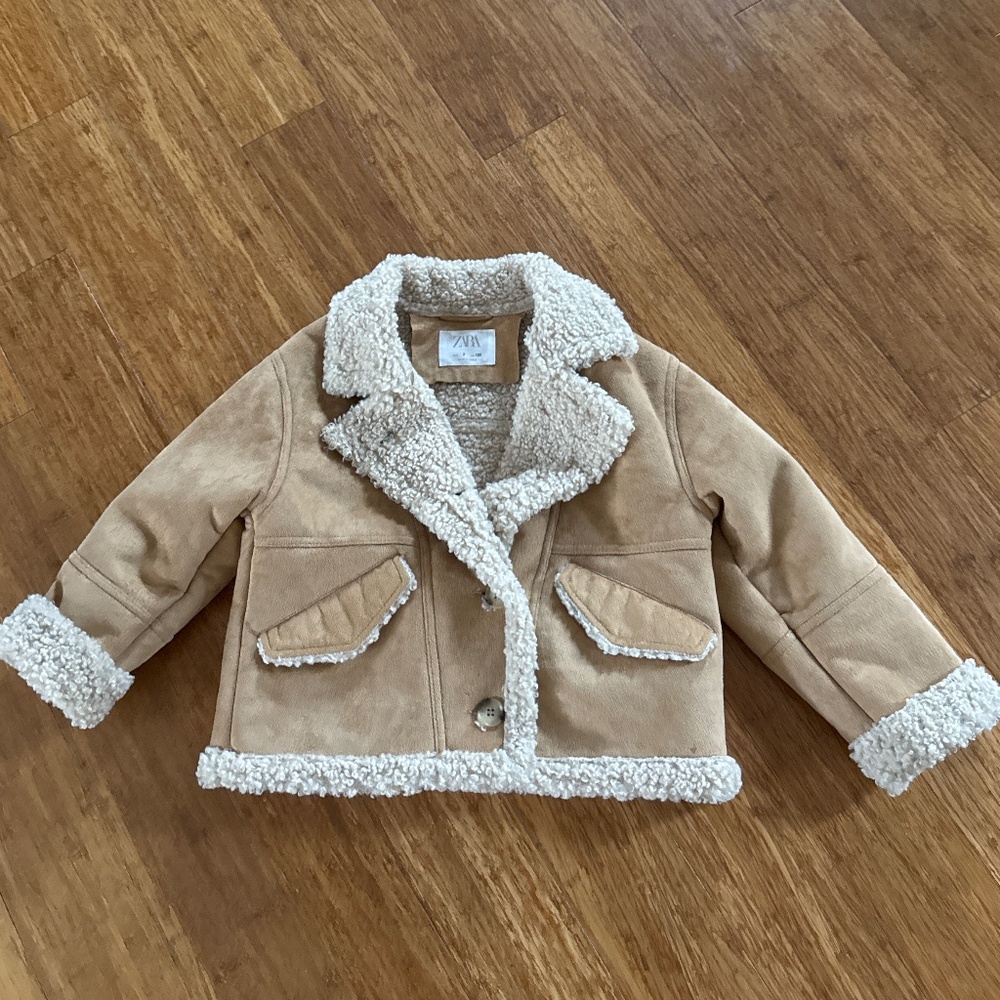 Zara girls winter jacket